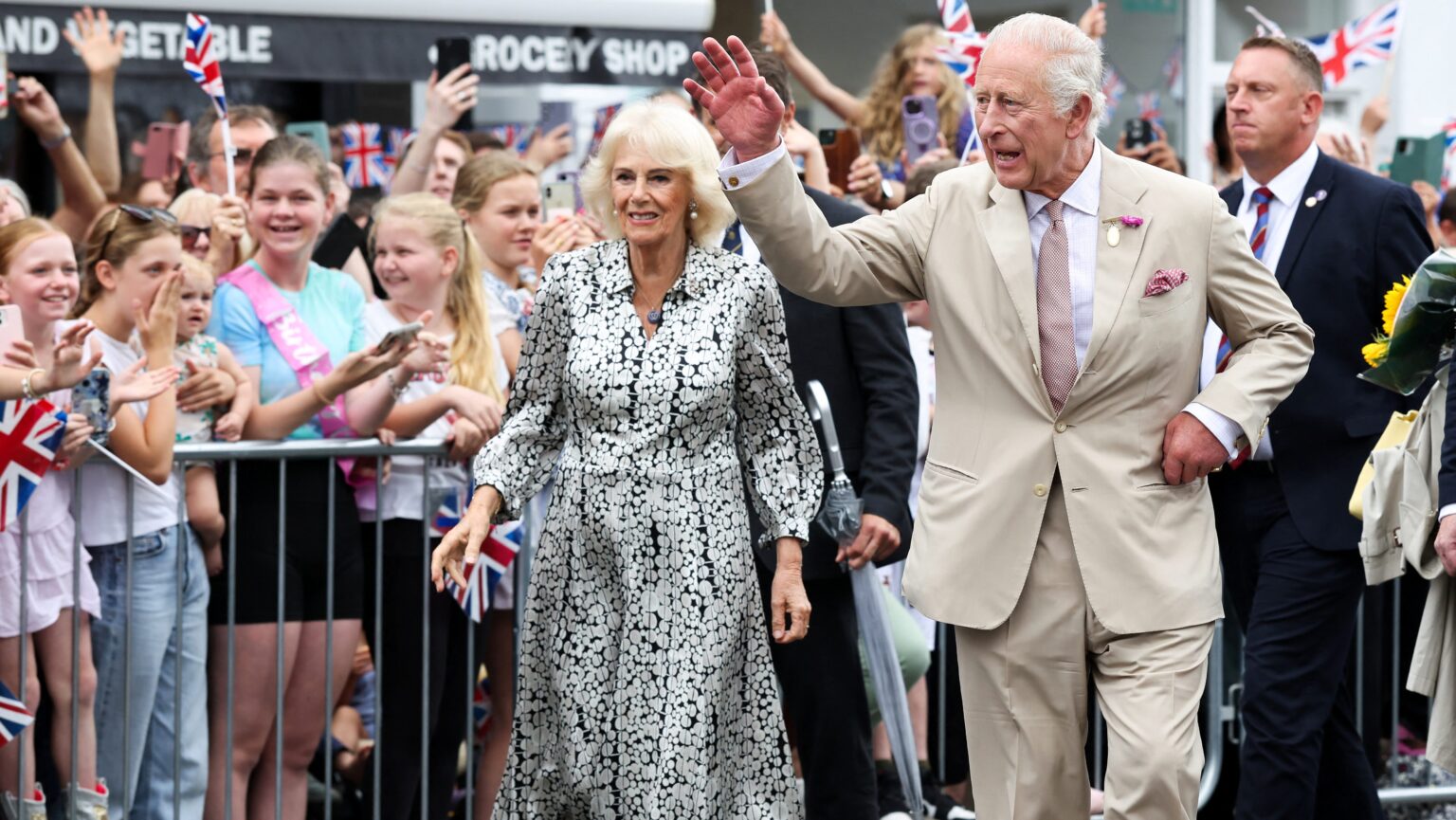 King Charles Gives Brief Answer to Health Question King Charles III and Queen Camilla