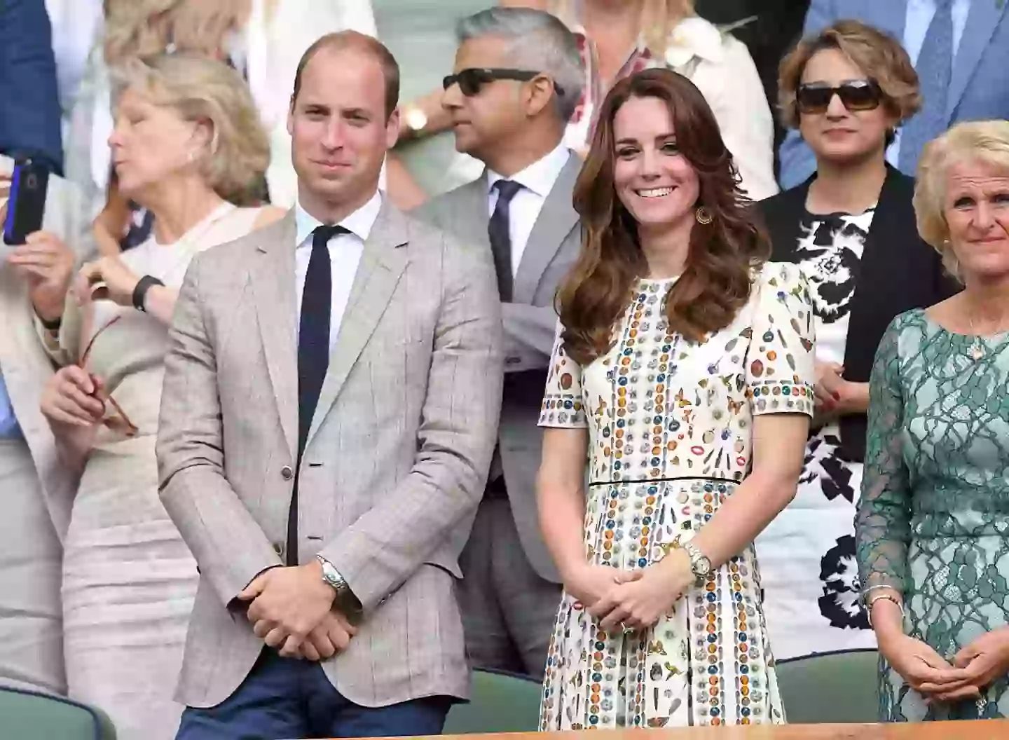 Kate and William at Wimbledon in 2016 (Karwai Tang/WireImage)