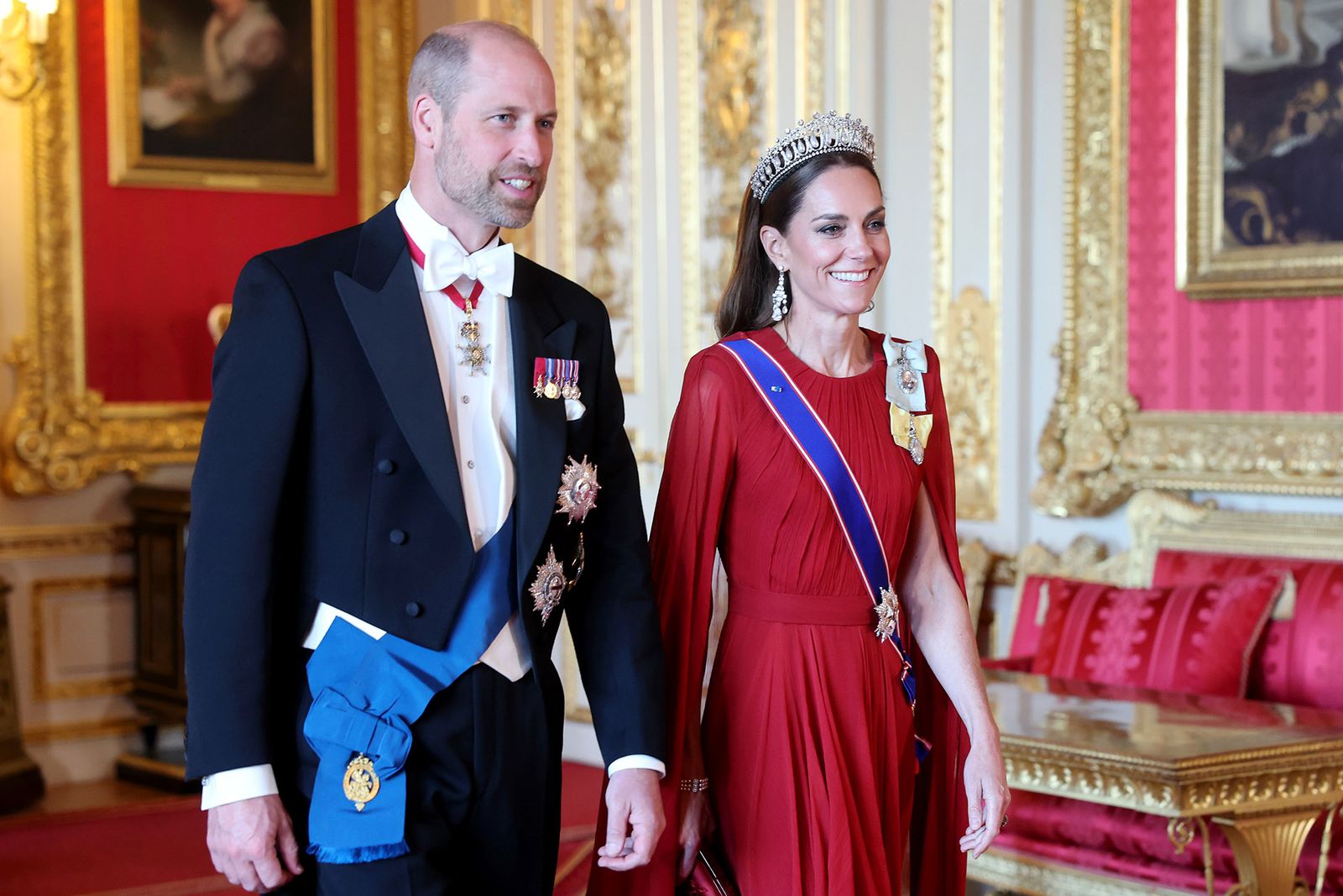 Image may contain Prince William Duke of Cambridge Person Adult Art Painting Accessories Formal Wear and Tie