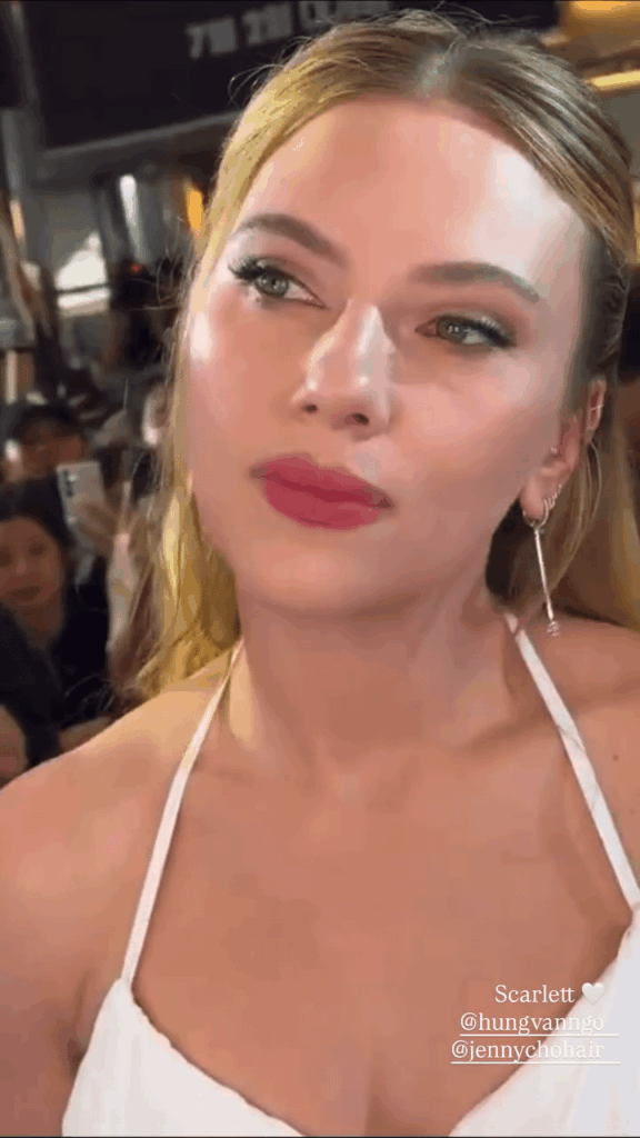 Scarlett Johansson attends the "Jurassic World Rebirth" Premiere at the Time Square in Seoul [From Instagram, July 2025]
