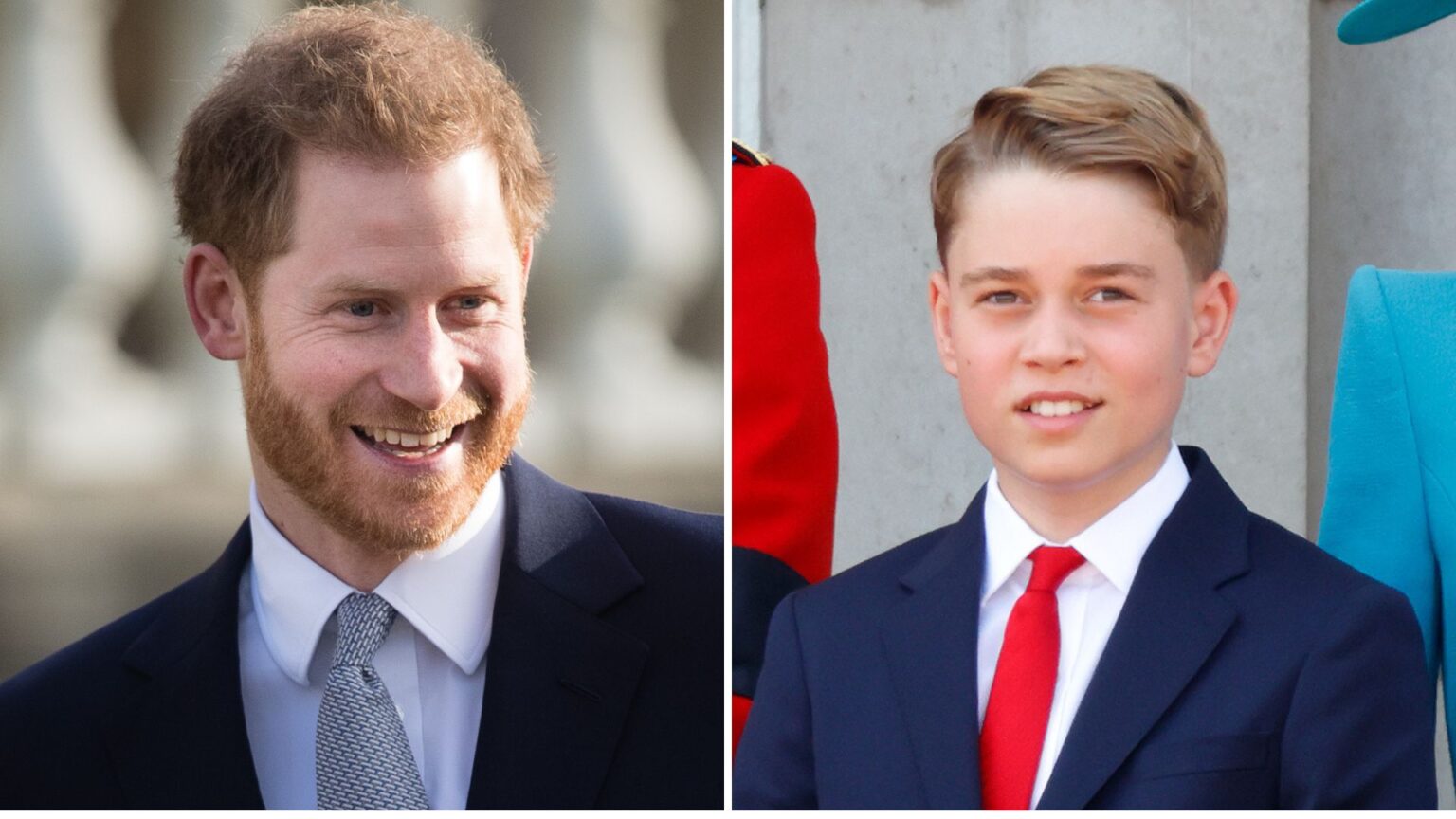 The four things Prince Harry ‘couldn’t wait’ to teach George A composite of a picture of Prince Harry in 2020 and Prince George at Trooping the Colour 2025
