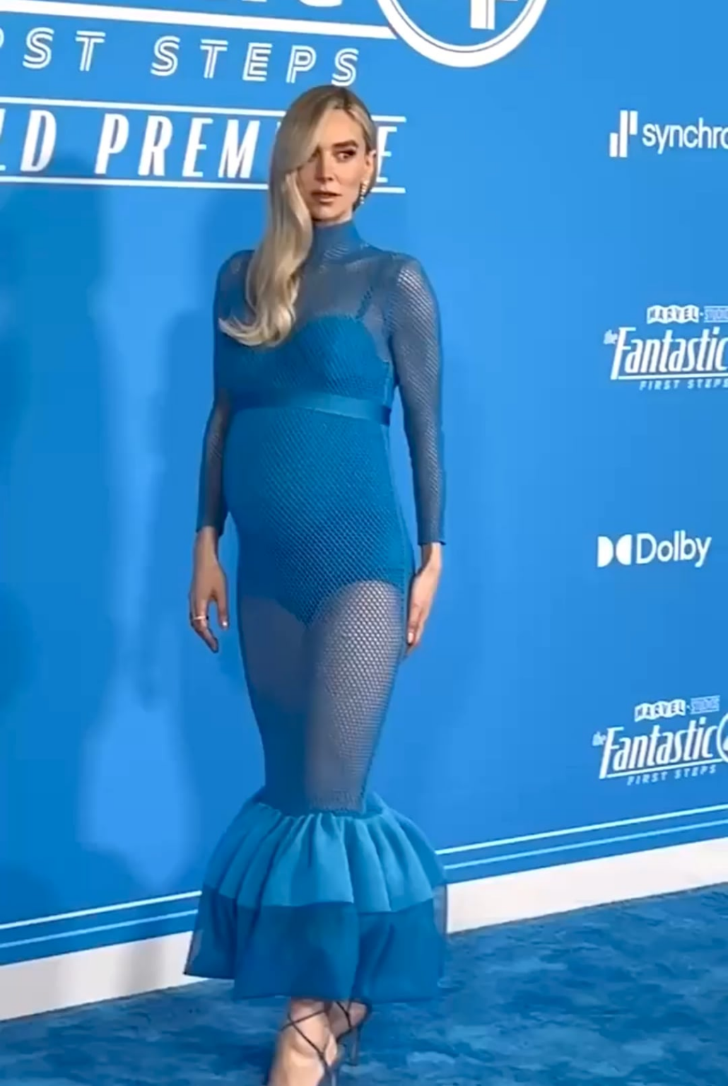 Vanessa Kirby attends the Marvel Studios screening of "Fantastic Four: First Steps" at the Dorothy Chandler Pavilion in Los Angeles.