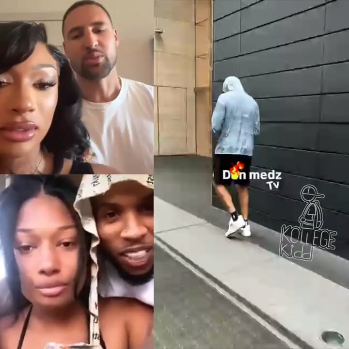 Generational moron asks Megan Thee Stallion's boyfriend, Klay Thompson, how he feels about the man that shot her: “Bro, get away from me.”