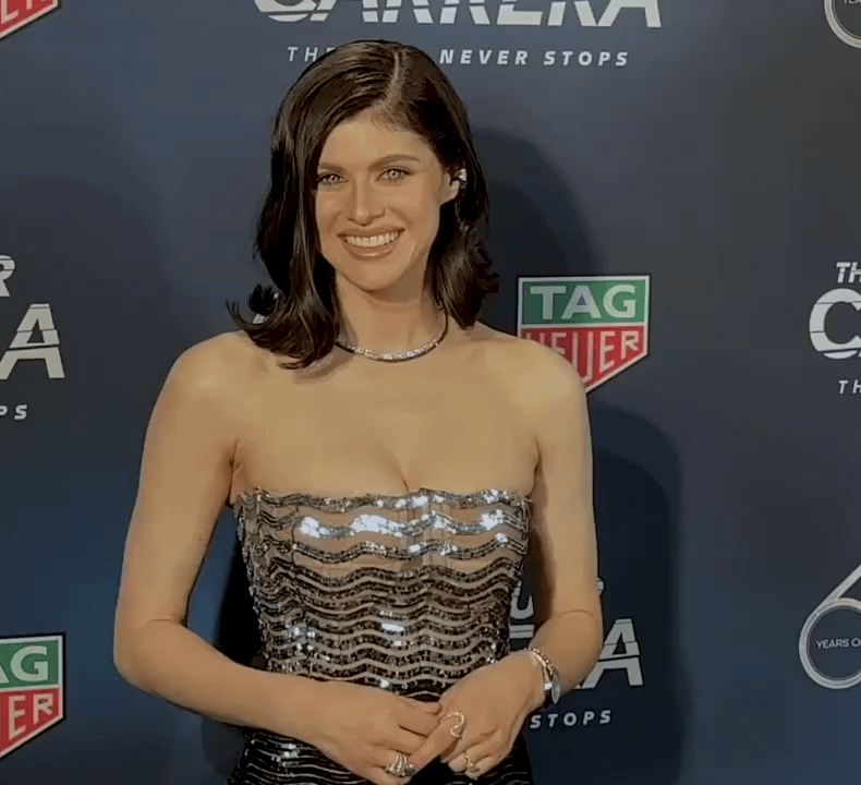 Alexandra Daddario attends the TAG Heuer Grand Opening of their new boutique on 5th Avenue in New York City - July 2023