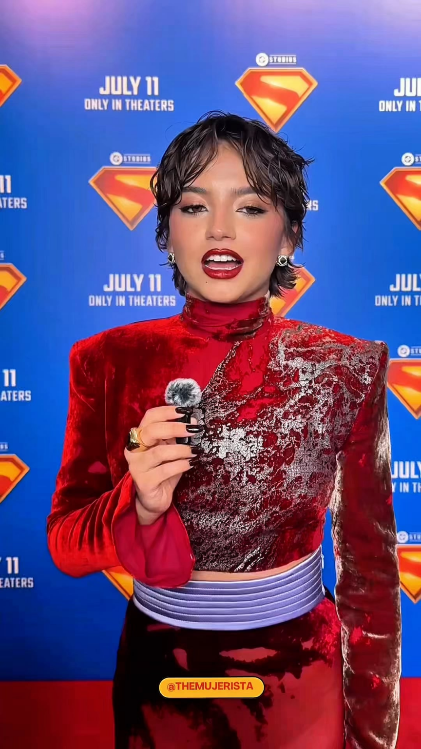 Isabela Merced/ The Mujerista Interview/ Superman Premiere 7/9/2025/ Tictok