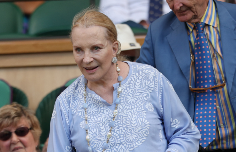 Princess Michael of Kent’s comment about corgis earned her a royal putdown Princess Michael of Kent arrives at Wimbledon on day three of the championships. She is using a walking stick to reach her seat in the royal box.