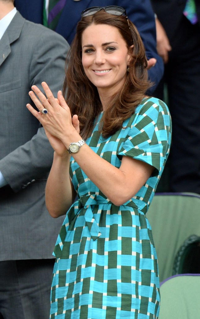 Mandatory Credit: Photo by Andrew Parsons/REX/Shutterstock (3901847h) Catherine Duchess of Cambridge Wimbledon Tennis Championships, London, Britain - 06 Jul 2014