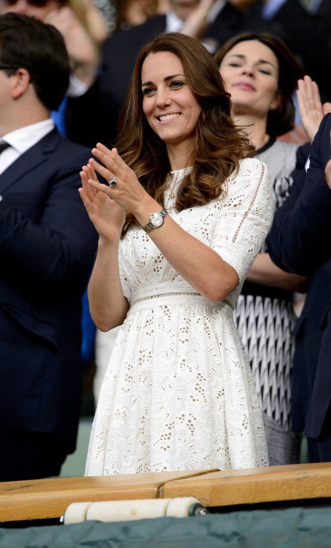 Mandatory Credit: Photo by Jonathan Hordle/REX/Shutterstock (3877206bf) Catherine Duchess of Cambridge Wimbledon Tennis Championships, London, Britain - 02 Jul 2014
