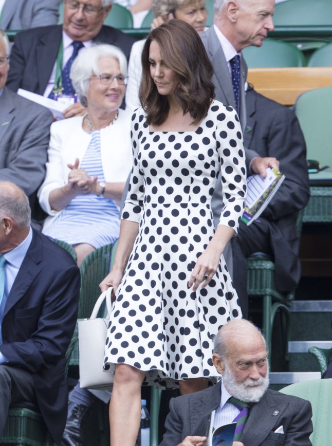 Mandatory Credit: Photo by REX/Shutterstock (8888242e) Catherine Duchess of Cambridge Wimbledon Tennis Championships, London, UK - 03 Jul 2017