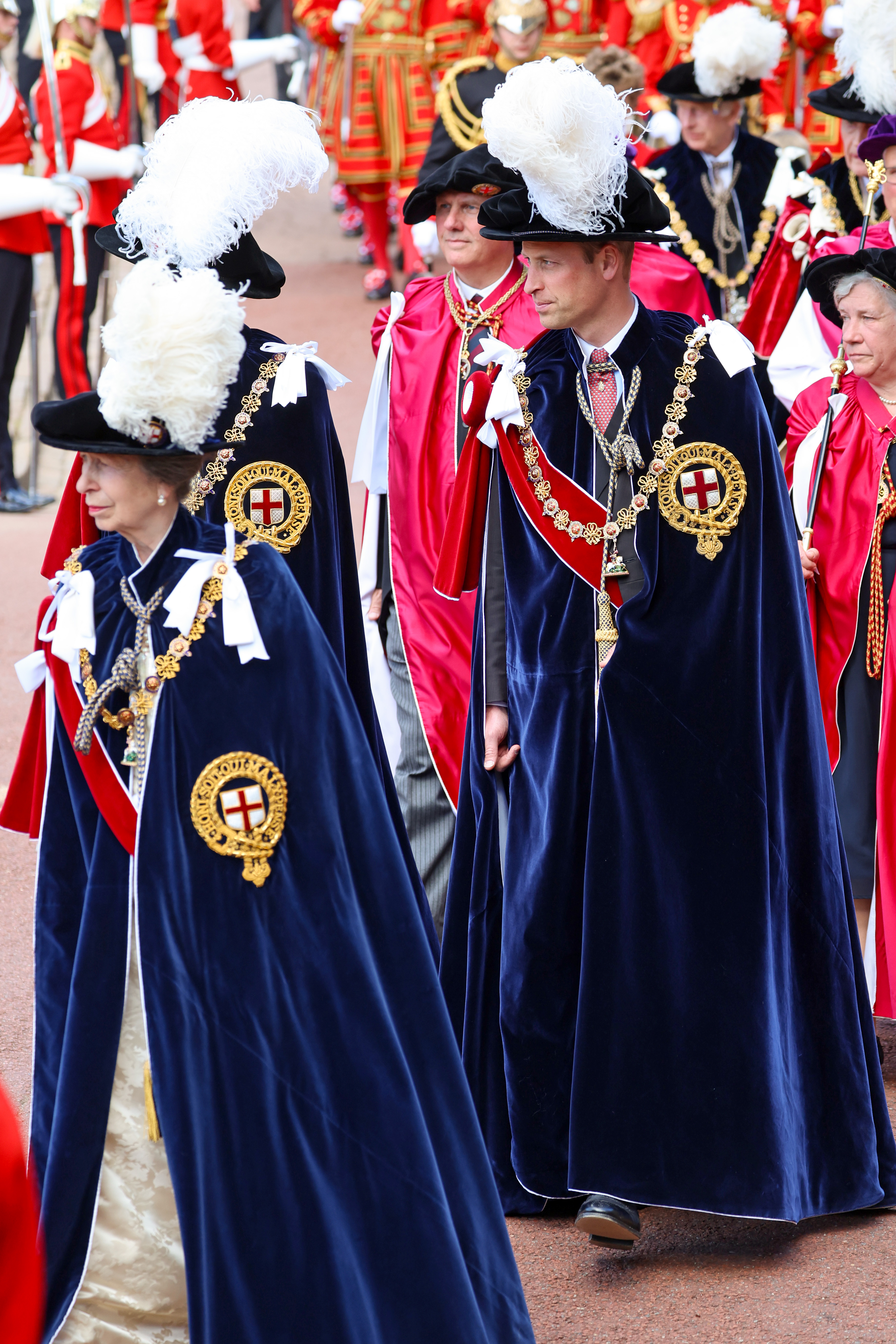 Princess Anne and Prince William