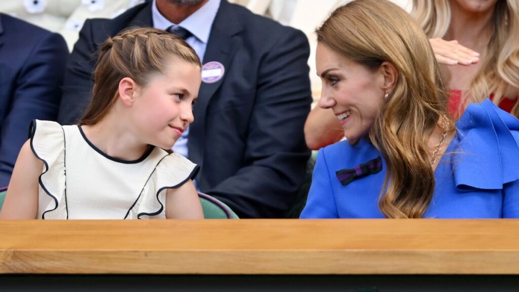 Princess Charlotte wears dress by designer who made mom Kate’s wedding gown Princess Charlotte wears dress by designer who made mom Kate's wedding gown