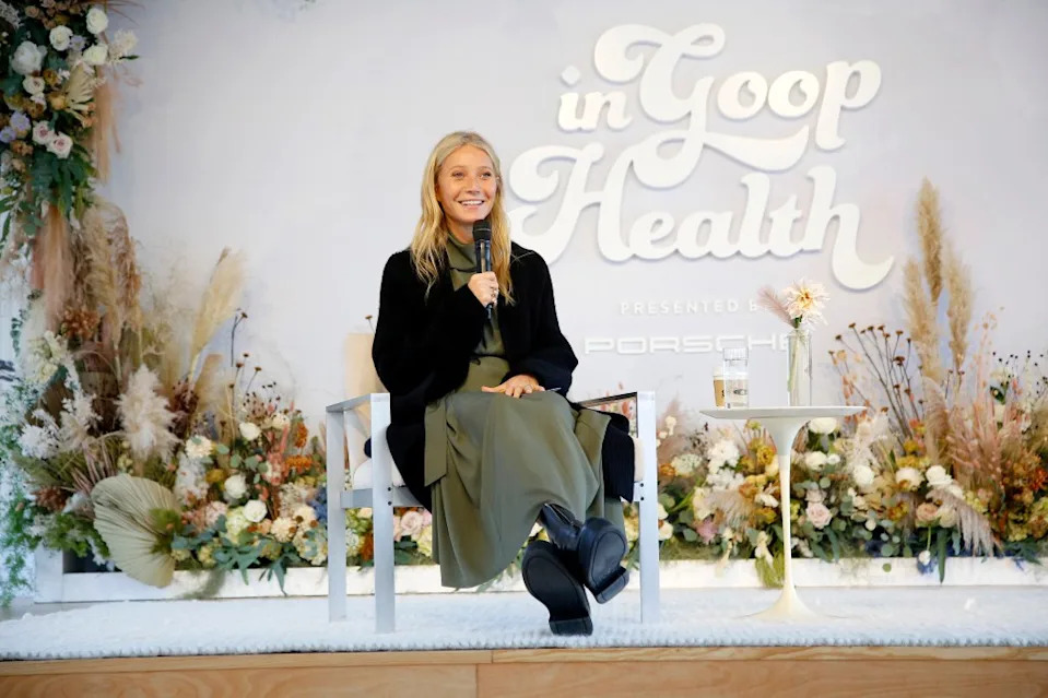 While Stewart appeared to reserve praise for Markle, she had only good things to say about fellow lifestyle guru Gwyneth Paltrow. Getty Images for goop