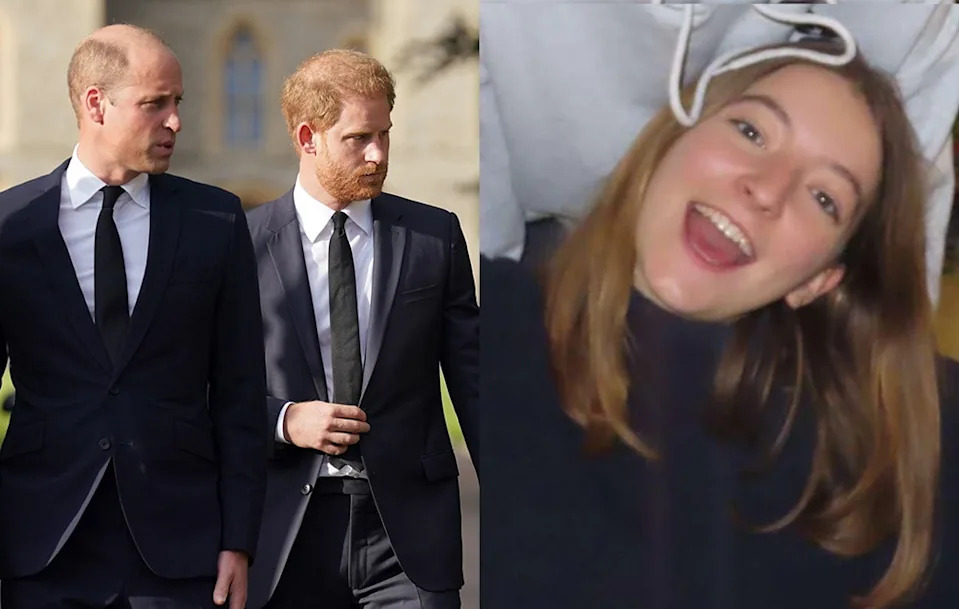Roșie Roche, Prince William, Prince Harry