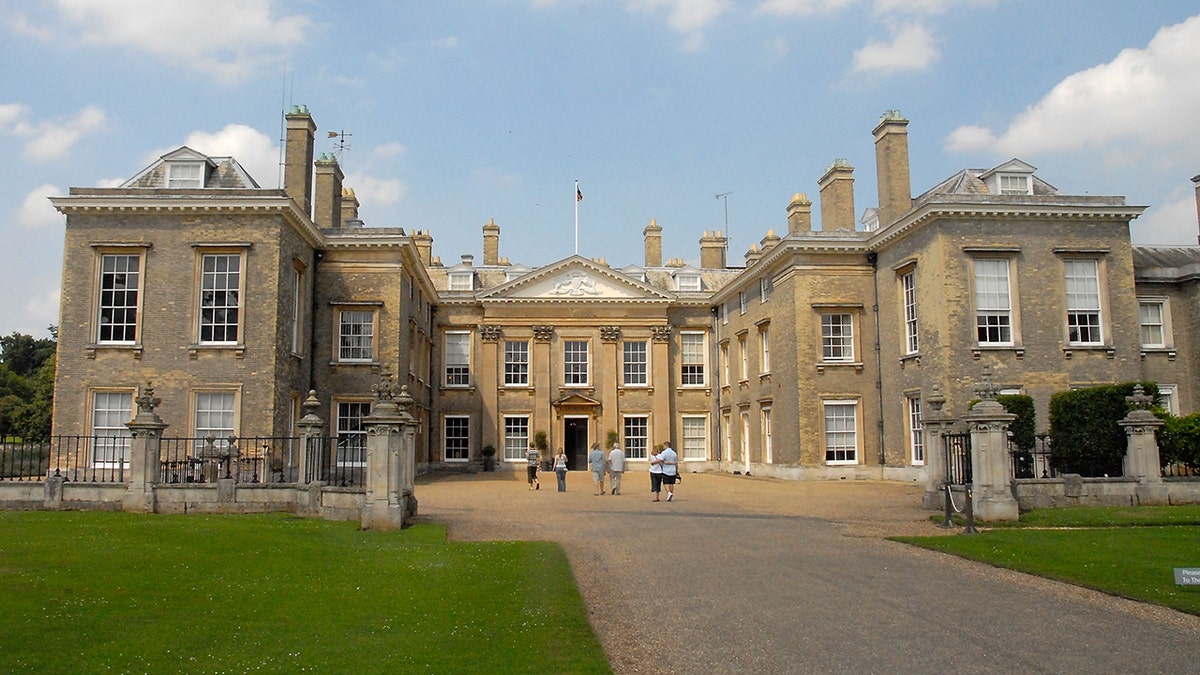 Exterior view of Althorp home of Princess Diana of Wales