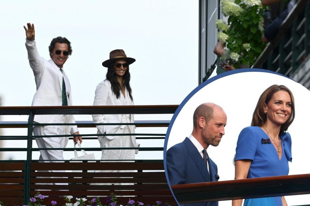 Matthew McConaughey's Southern Charm on Full Display at Wimbledon