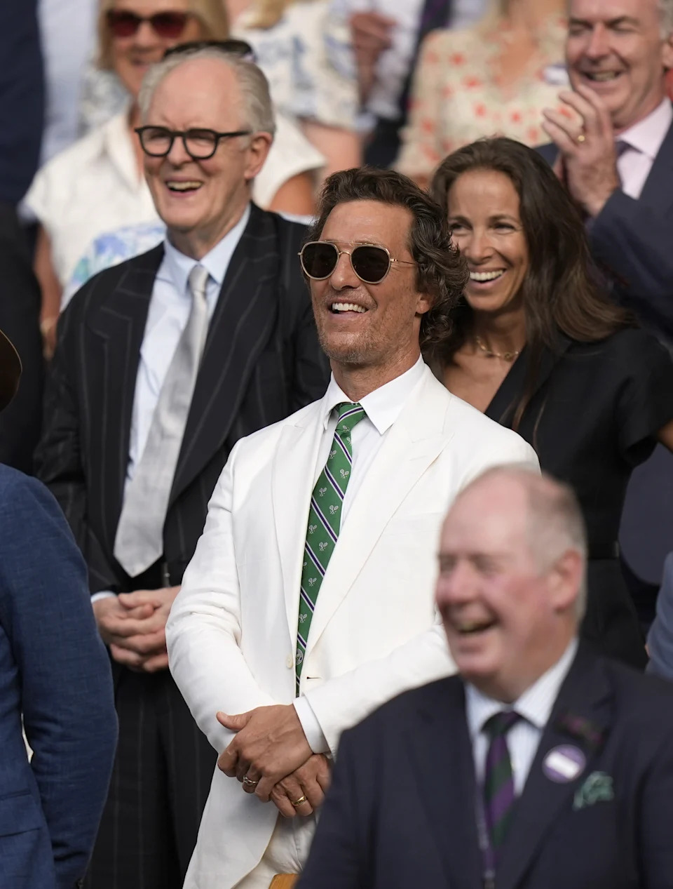 Matthew McConaughey was praised for the sweet gesture he gave Prince William and Kate Middleton upon the couple’s arrival at Wimbledon 2025. PA Images via Getty Images