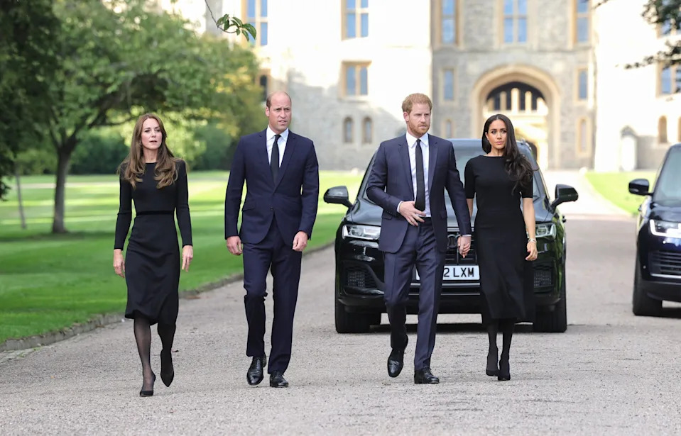 Prince Harry, Prince William, Kate Middleton, Meghan Markle