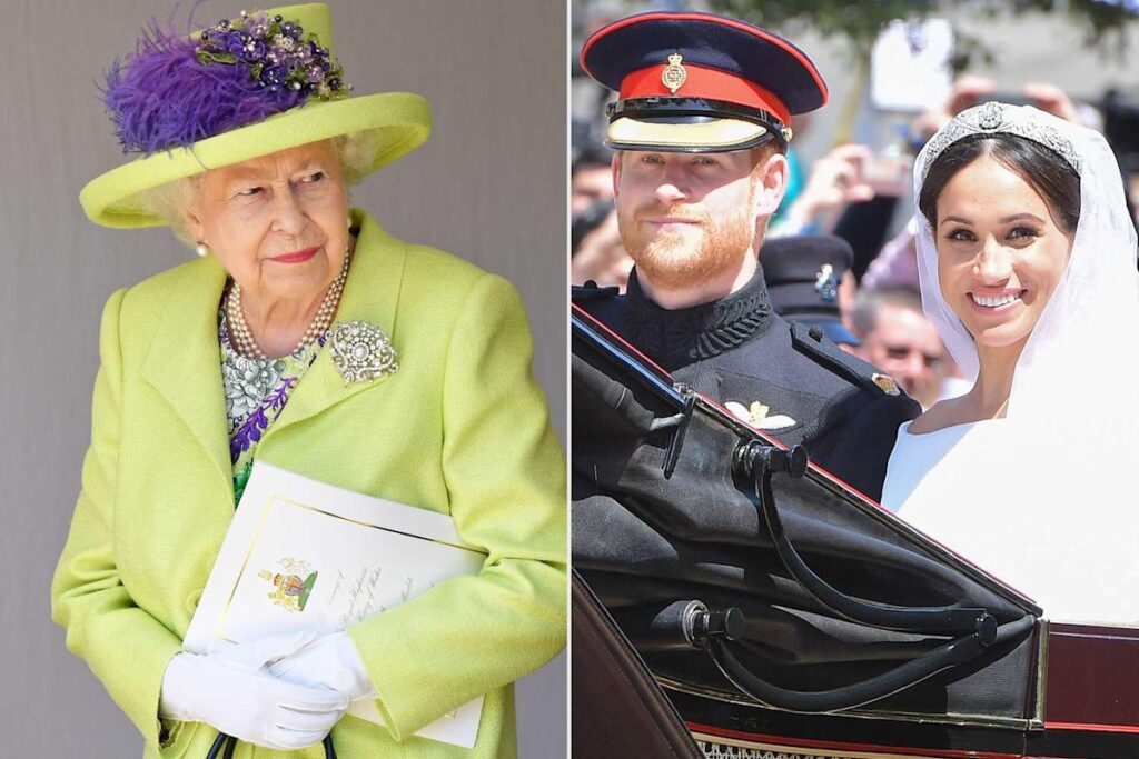 Queen Elizabeth Was 'So Saddened' by Disagreement with Prince Harry and Meghan Markle Ahead of Their Wedding: Report