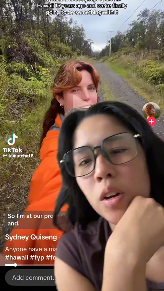 Sydney Quiseng owns land in Hawaii and plans to clear it
