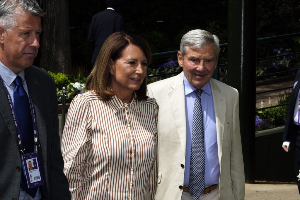 Princess of Wales’s parents attend day eight of Wimbledon - London Evening Standard
