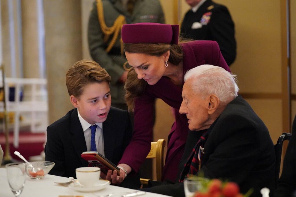 William tells of George’s interest in war veterans at Palace tea party