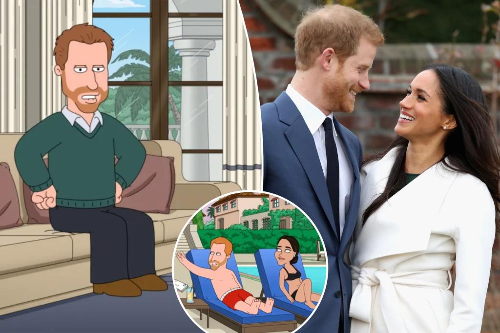 Prince Harry, Meghan Markle mocked for second time in ‘Family Guy’ episode Prince Harry, Meghan Markle mocked for second time in 'Family Guy' episode