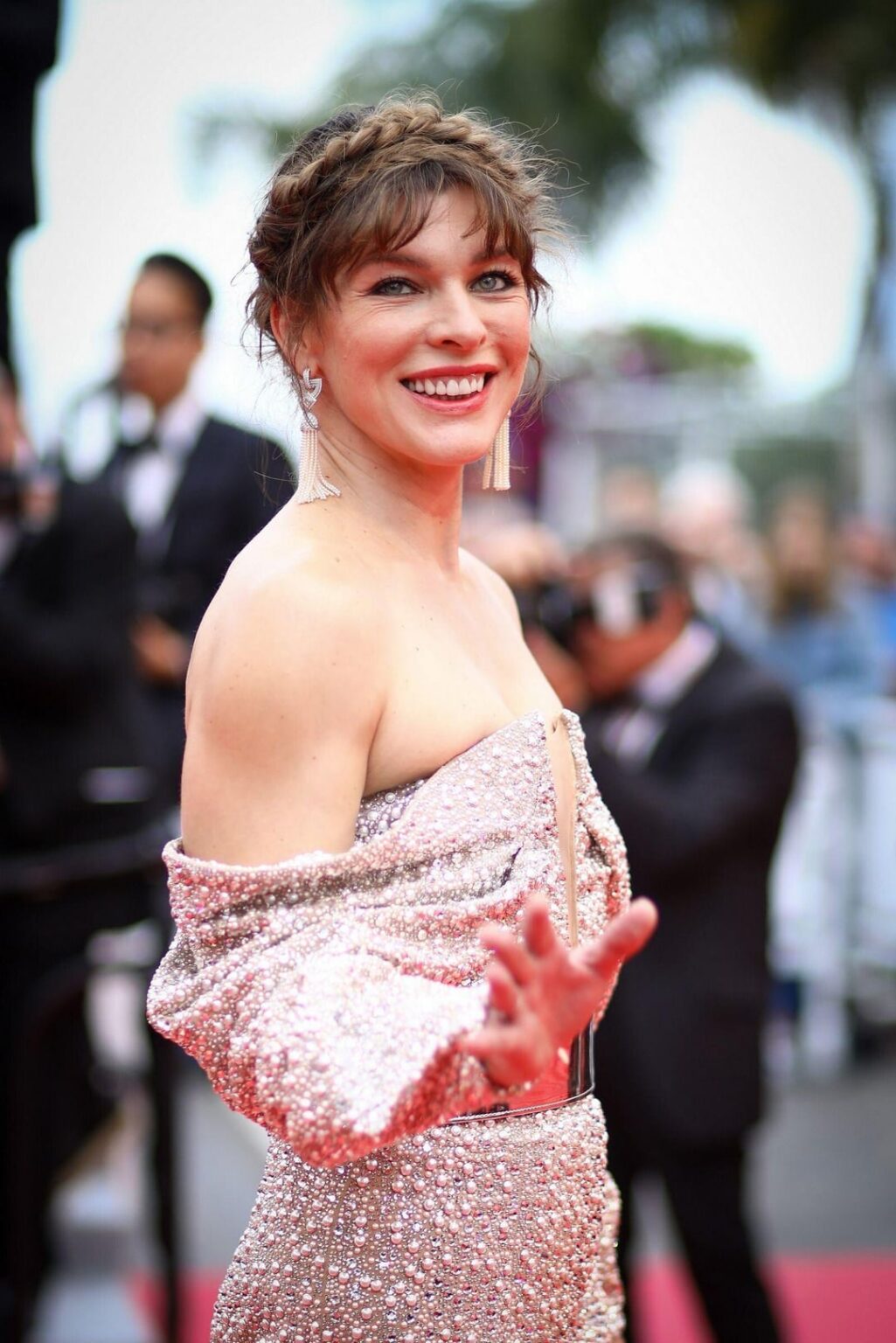 Milla Jovovich | “Sibyl” Red Carpet at the 72nd Cannes Film Festival 05/24/2019