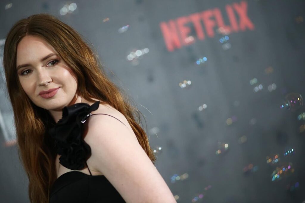 Karen Gillan at "The Bubble" Premiere 2022
