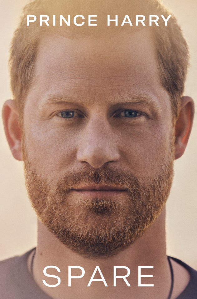 Book cover for Prince Harry's memoir, Spare.