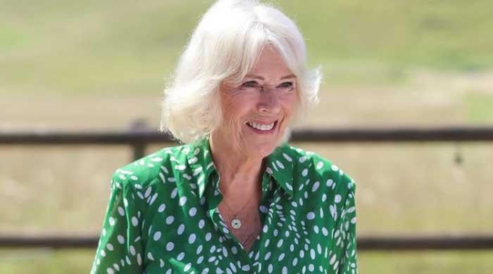 Moment Queen Camilla was exposed to visual image of Prince Archie Moment Queen Camilla was exposed to visual image of Prince Archie