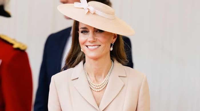 Brand tries to catch Kate Middleton's eye after new powers