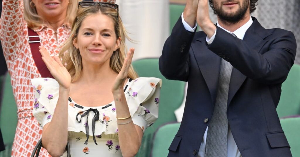 Sienna Miller Takes a Style Note From Kate Middleton at Wimbledon Sienna Miller Takes a Style Note From Kate Middleton at Wimbledon