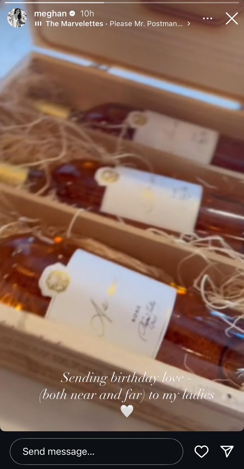 Meghan Markle’s wine crate sparks talk of a quiet olive branch on Queen Camilla’s birthday