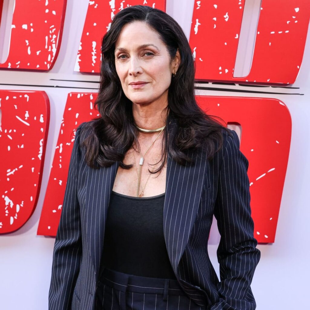 Carrie-Anne Moss, FUBAR S2 premiere, June 11 2025