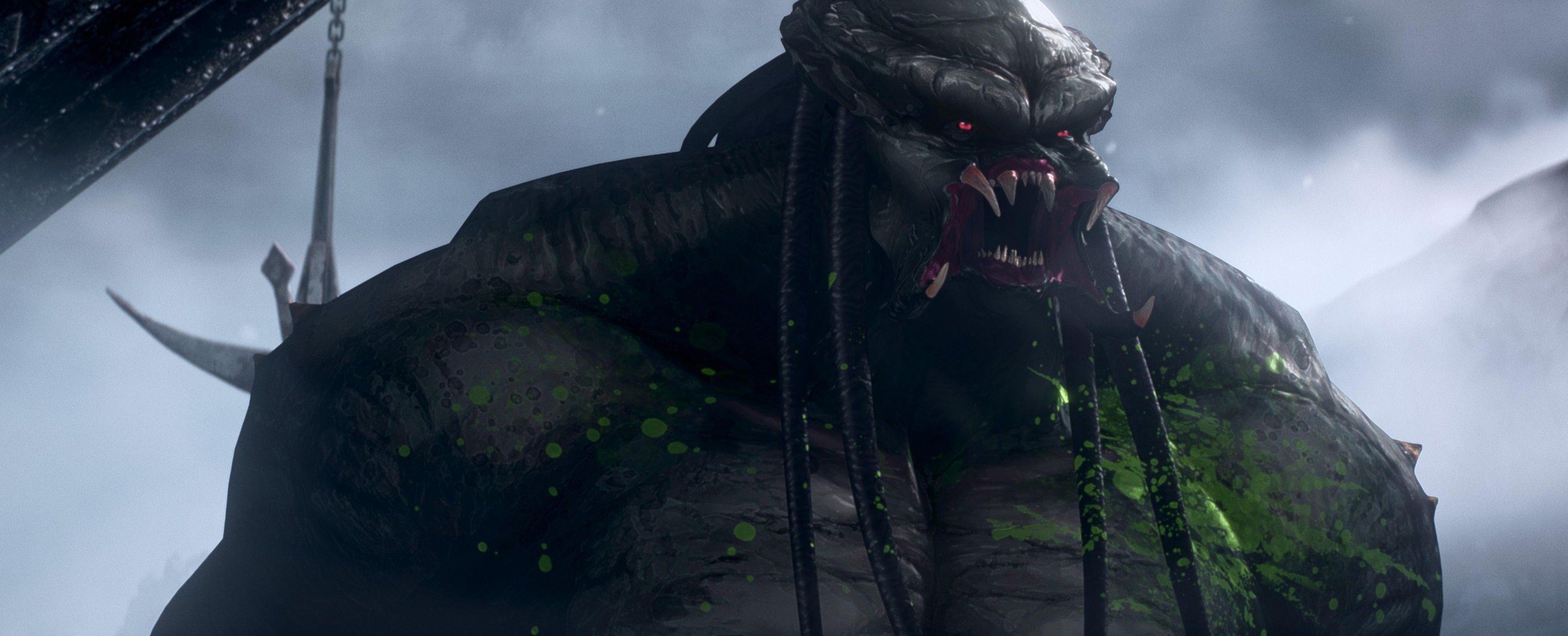 The Predator looking menacing in the first trailer for Predator: Killer of Killers
