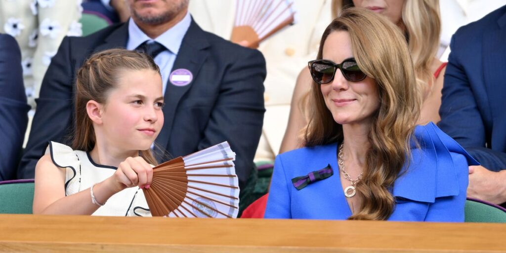 Princess of Wales and Princess Charlotte look stunning in summer dresses at Wimbledon Princess of Wales and Princess Charlotte look stunning in summer dresses at Wimbledon