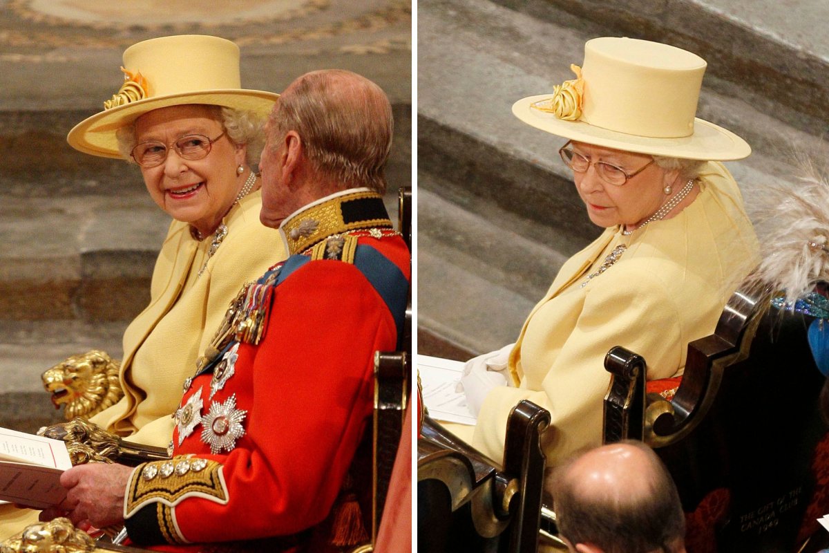 Queen Elizabeth at William, Kate's Wedding