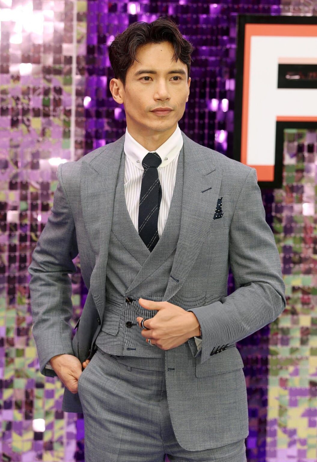 Manny Jacinto at the UK Premiere of 'Freakier Friday' in London. (July 31, 2025)