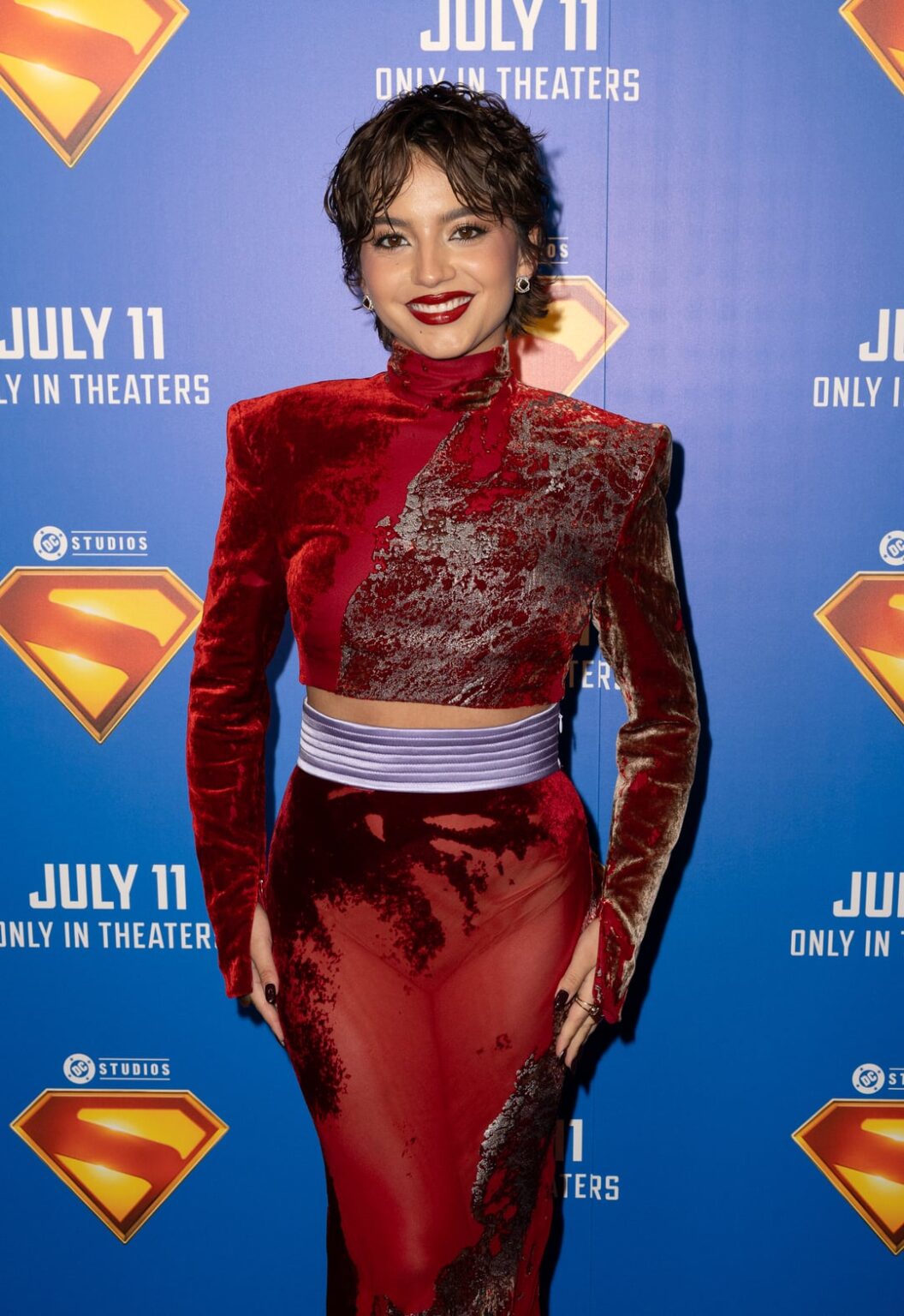 Isabela Merced at the "Superman" film celebration in Miami (01/07/2025)