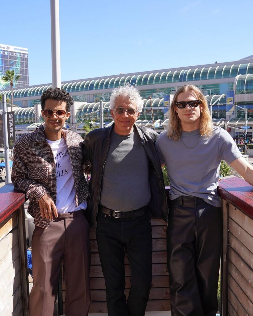 Sam Reid, Jacob Anderson & Eric Bogosian at SDCC for Interview With the Vampire