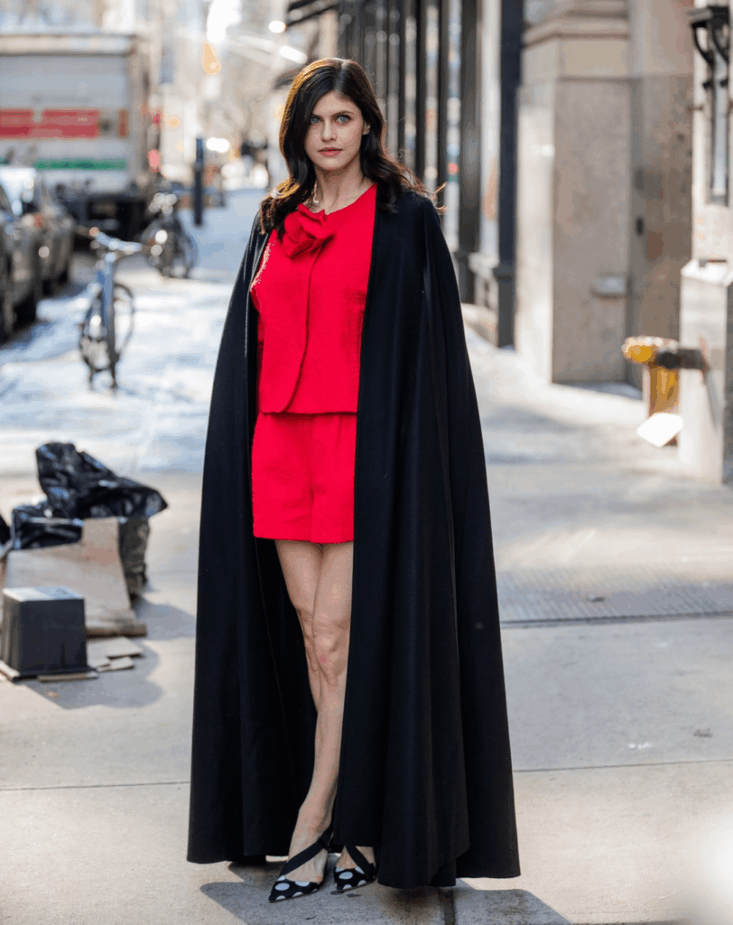 Alexandra Daddario at NYFW Carolina Herrera show (02/14/22)
