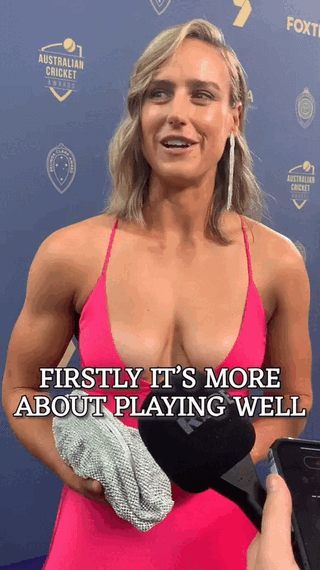 Ellyse Perry, Australian Cricketer and Former Soccer Player at Australian Cricket Awards 2023