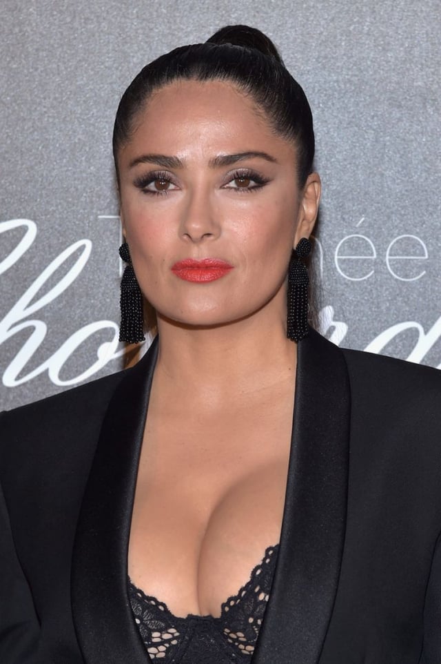 Salma Hayek at The Chopard Trophy Event in Cannes, France On 05/22/2017