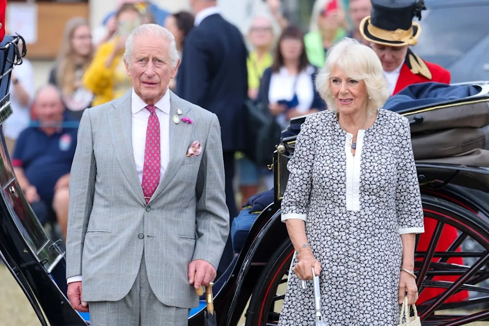 King Charles and his second wife Camilla