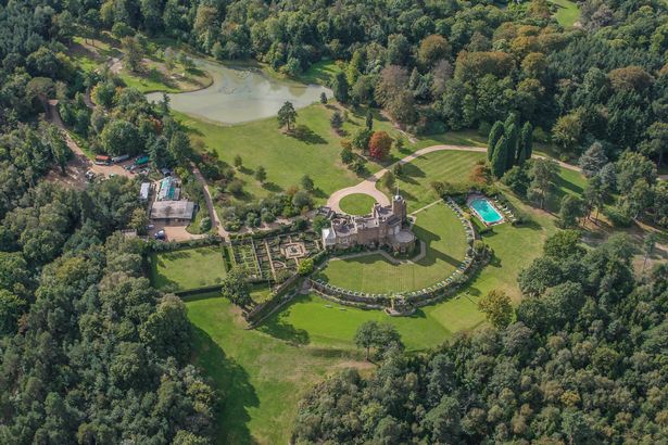 An aerial view of Fort Belvedere 