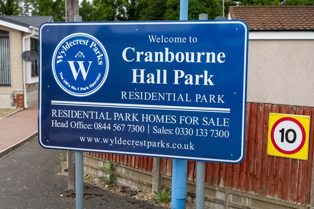 Cranbourne Hall the mobile home park right by Forest Lodge the new home of Kate and William