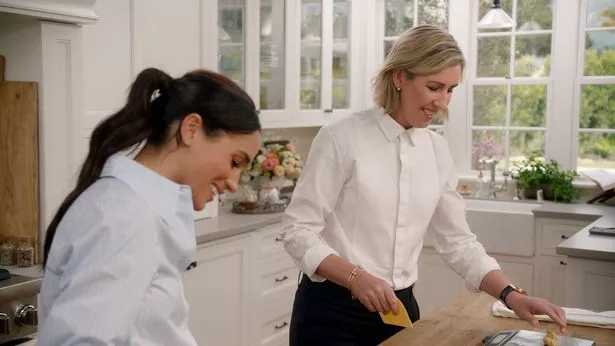 Clare Smyth and Meghan Markle