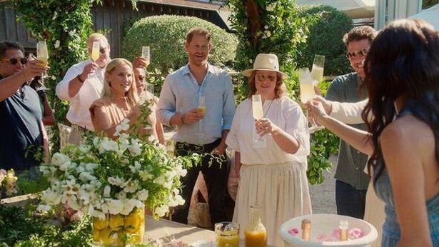Meghan Markle with friends