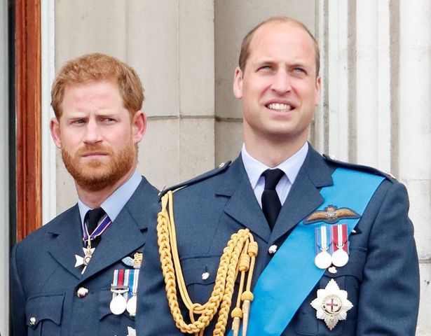 Prince Harry and William 