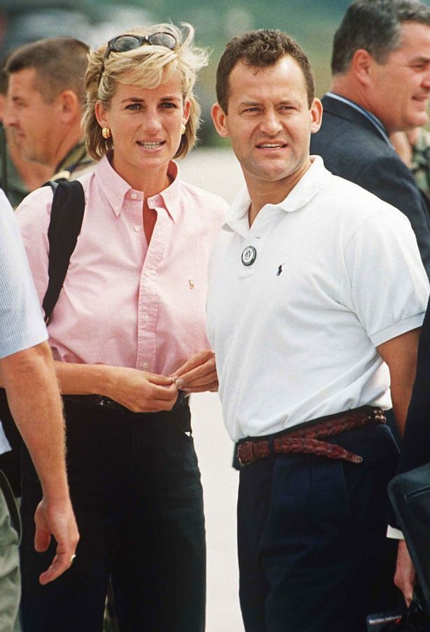 Paul Burrell and Princess Diana